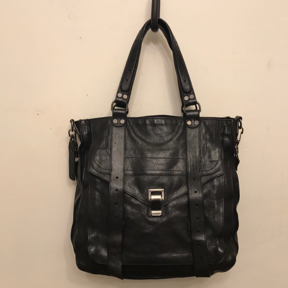 Proenza Schouler Black Leather Tote